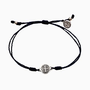 His and Hers Companion Saint Benedict Bracelet Set - Catholic